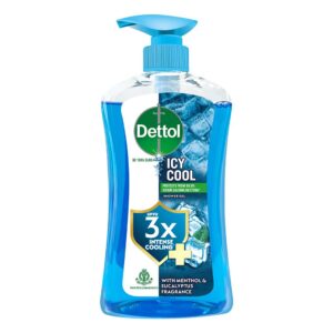dettol icy cool body wash and shower gel pump for men