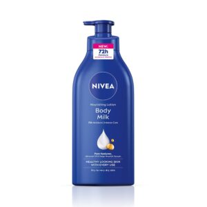 nivea nourishing body milk 600ml body lotion with hyaluronic acid
