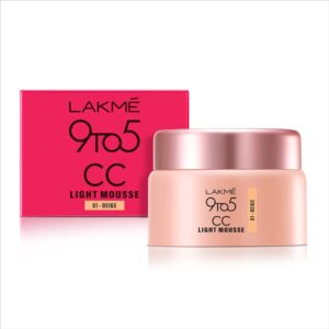 lakme 9 to 5 cc mousse beige 25gm|