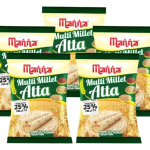 manna multigrain atta/multi millet atta 5kgs (with millets flour)