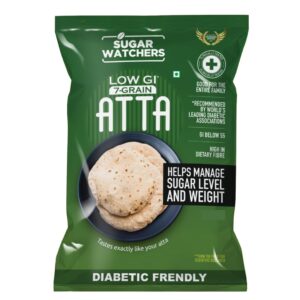 sugar watchers low gi 7 grain atta | diabetic friendly
