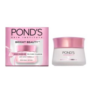 pond's bright beauty light cream with uv filter