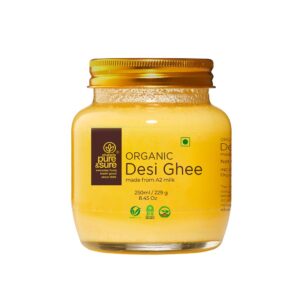 pure & sure organic a2 desi ghee 250 ml