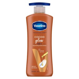 vaseline cocoa glow serum in lotion, 400 ml