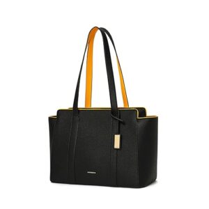 mokobara the sunflower tote bag | lightweight for daily use and work with luggage sleeve